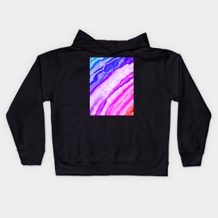 Fancy Ocean Waves Kids Hoodie